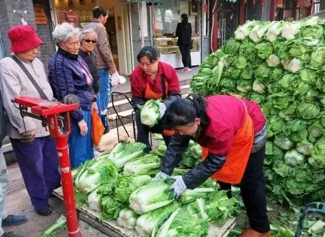 People living in the Northeast stock up on cabbage in Winter
